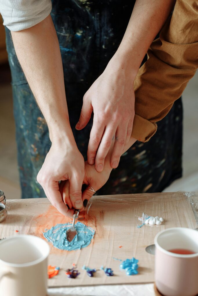 Maalausillat pariskunnille ja ensitreffeille